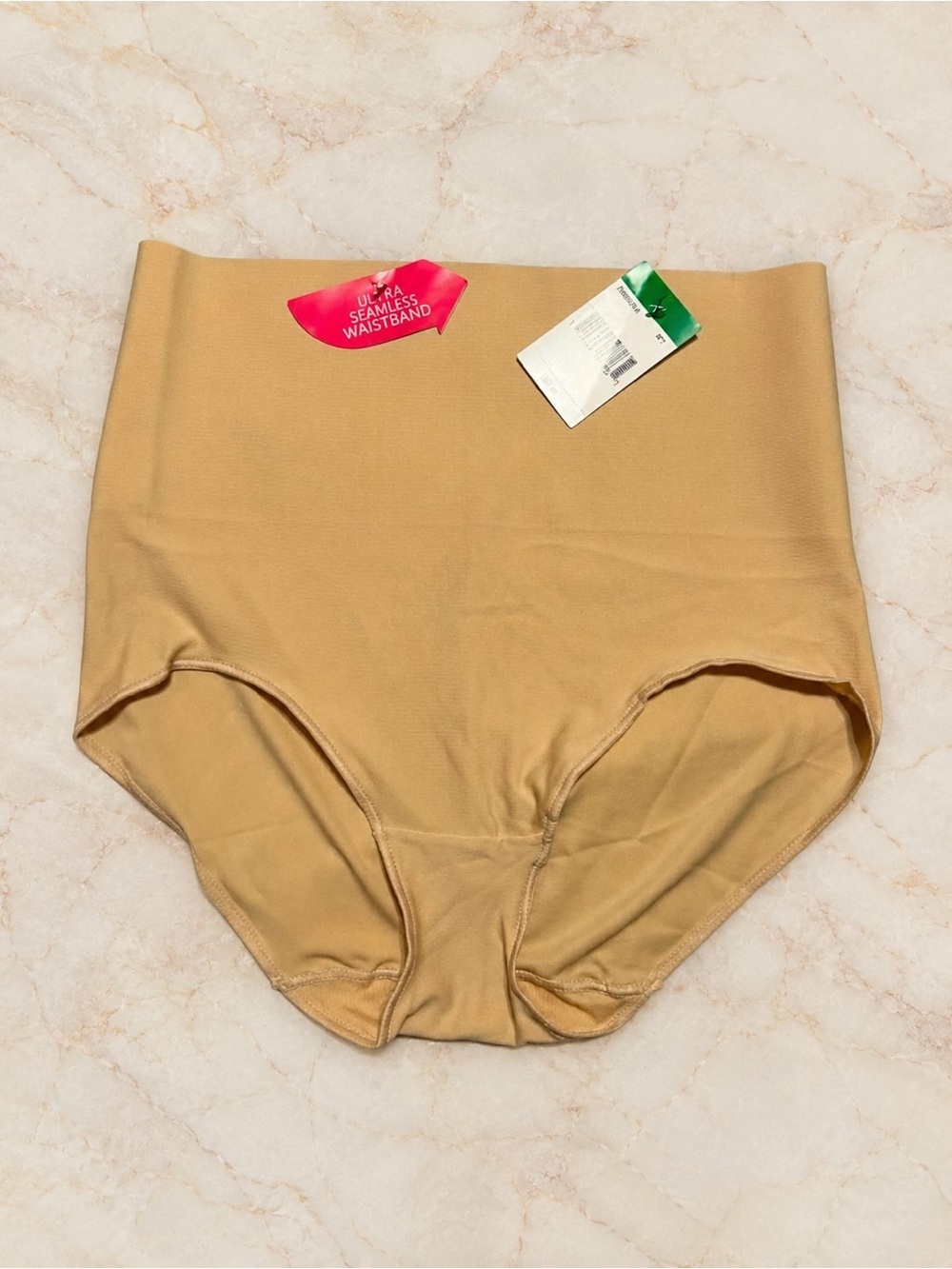 High Waist Seamless Shapewear Briefs - Nude
